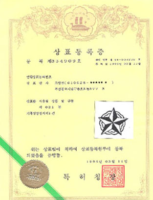 Certificate of Trademark Registration